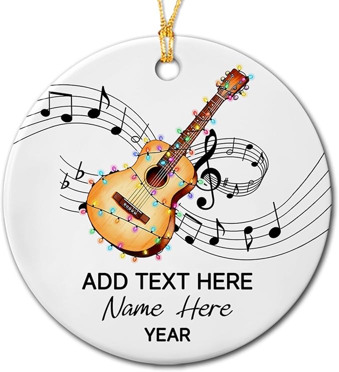 Personalized Drum Set Ceramic Christmas Ornament 2026, Customized Text Year Name Drummer Keepsake Ornaments Gift for Women Men Friend Daughter Son, Drumming Drum Set Ceramic Ornament for Appreciation