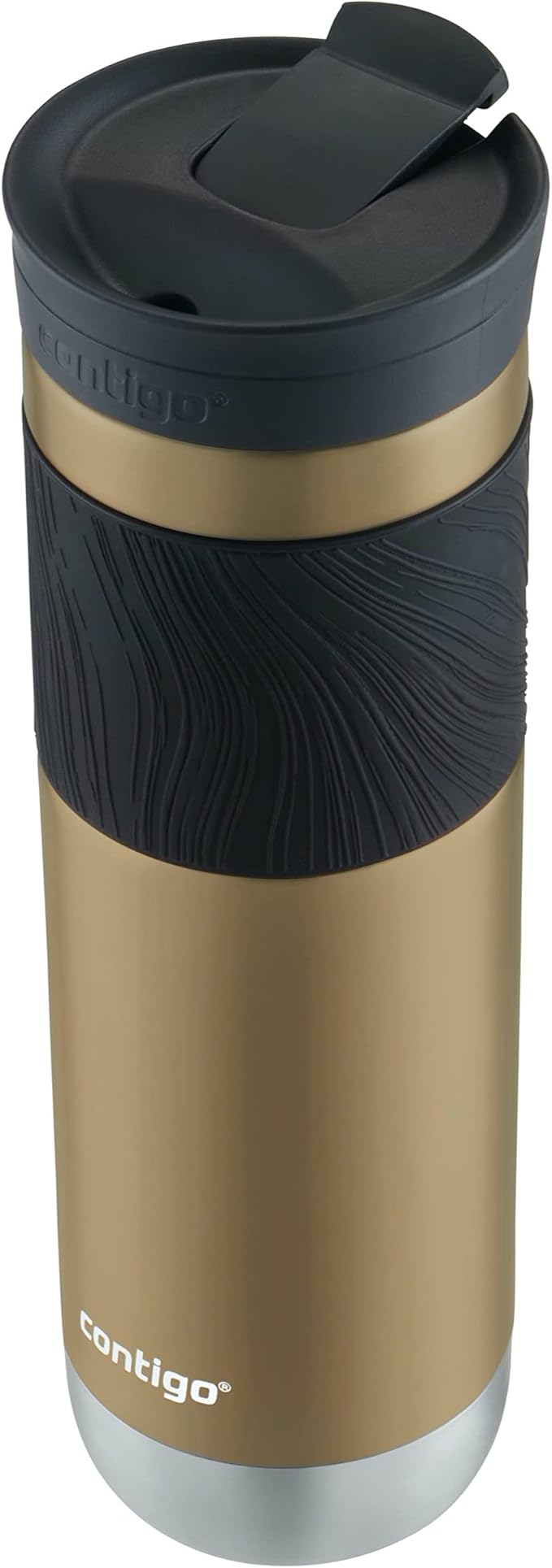 Contigo Byron 2.0 Stainless Steel Travel mug with Snapseal Lid and Grip,24oz,Chardonnay,BPA Free and Leak Proof,(Pack of 4)
