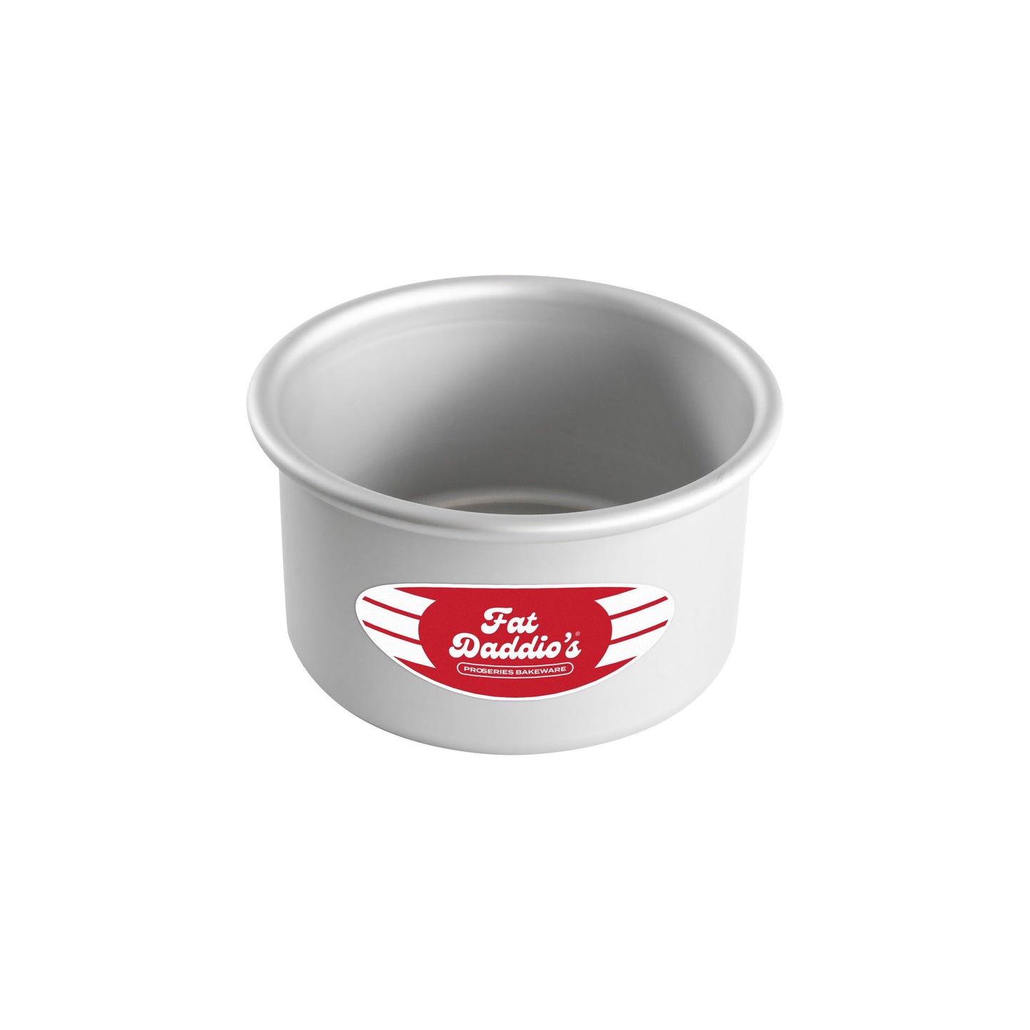 Fat Daddio's Anodized Aluminum Round Cake Pans, 2 Piece Set, 5 x 2 Inch
