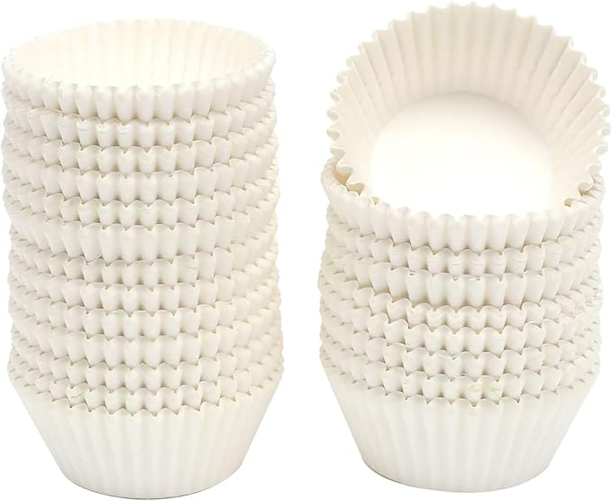 qiqee Coffee Cupcake Liners, 300 Count, Jumbo Size