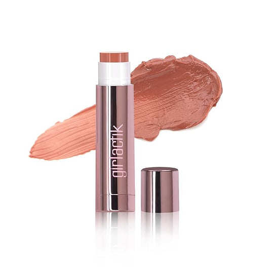 Girlactik Jello Gloss Balm – Hydrating Lip Gloss with Natural Shine, Pink Lemonade Scent, Moisturizing, and Smooth, Perfect for Everyday Lip Care with a Glossy Finish, 0.15 oz (Barely Nude)