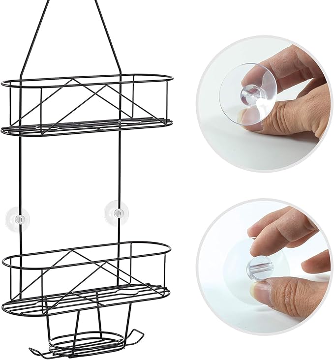 YeeBeny 10Pcs Shower Caddy Connectors - Heavy Strength Large Suction Cups Without Hooks, Replacement Suction Cups Compatible with Zenna Home, Simple Houseware, GeekDigg