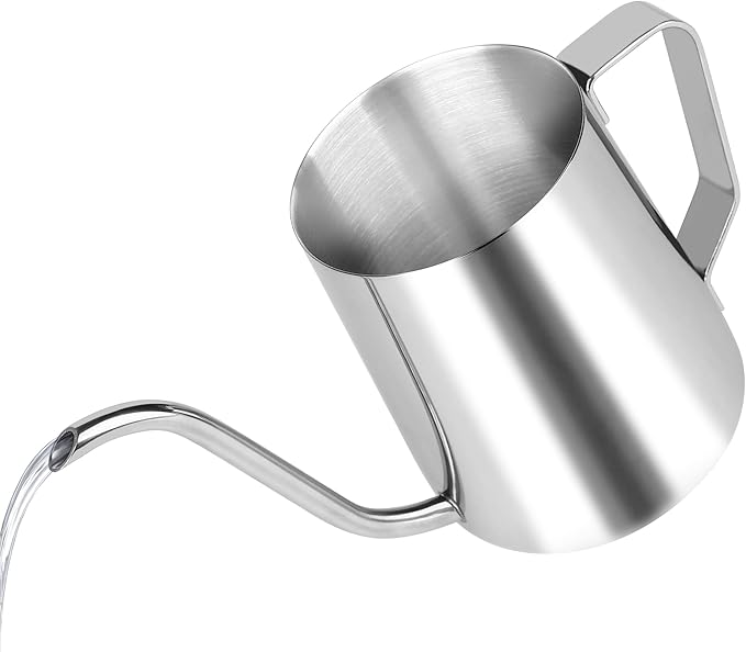 Pour Over Kettle,Gooseneck Camping Coffee Pot,Spout Tea Pot,12oz，350ml