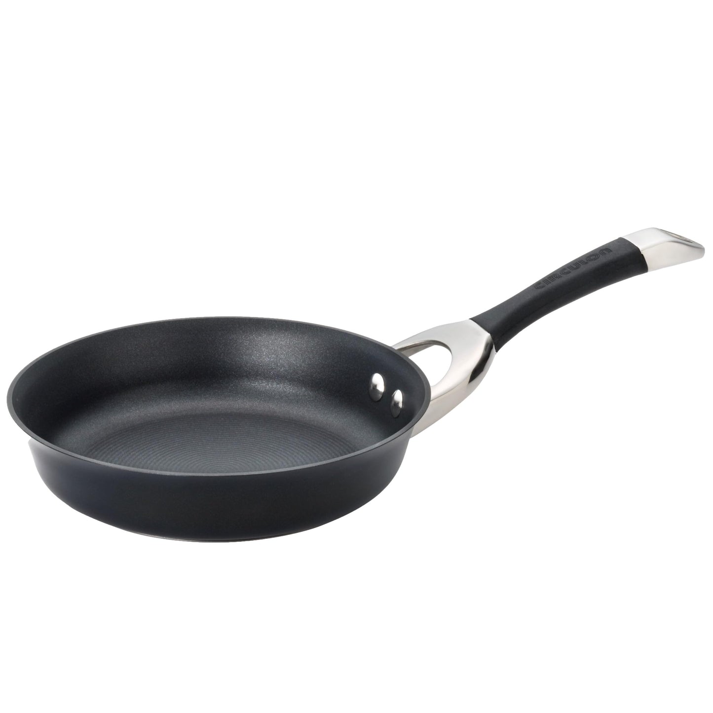 Circulon Symmetry Hard Anodized Nonstick Frying Pan Set, Twin Pack, Black