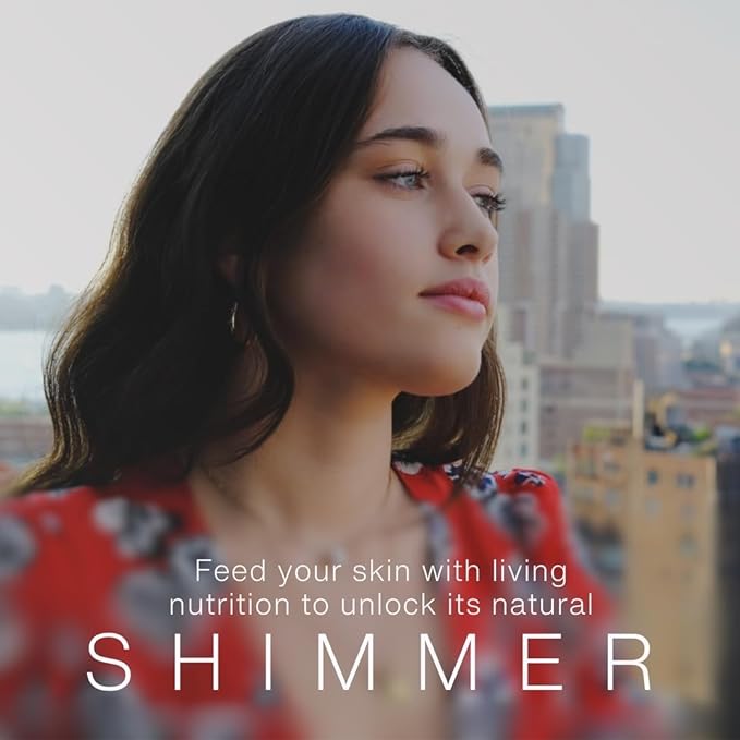 SHIMMER CHEF Grapefruit Glacé Morning Face & Body Balm Organic Skincare with Grapefruit Peel Concentrate Aloe Shea and Mango Butters Hydrates Protects Radiant Shimmery Skin Mood Uplift 2.5 oz
