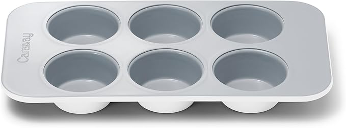 Caraway Non-Stick Ceramic-Coated 12-Cup Muffin Pan Duo
