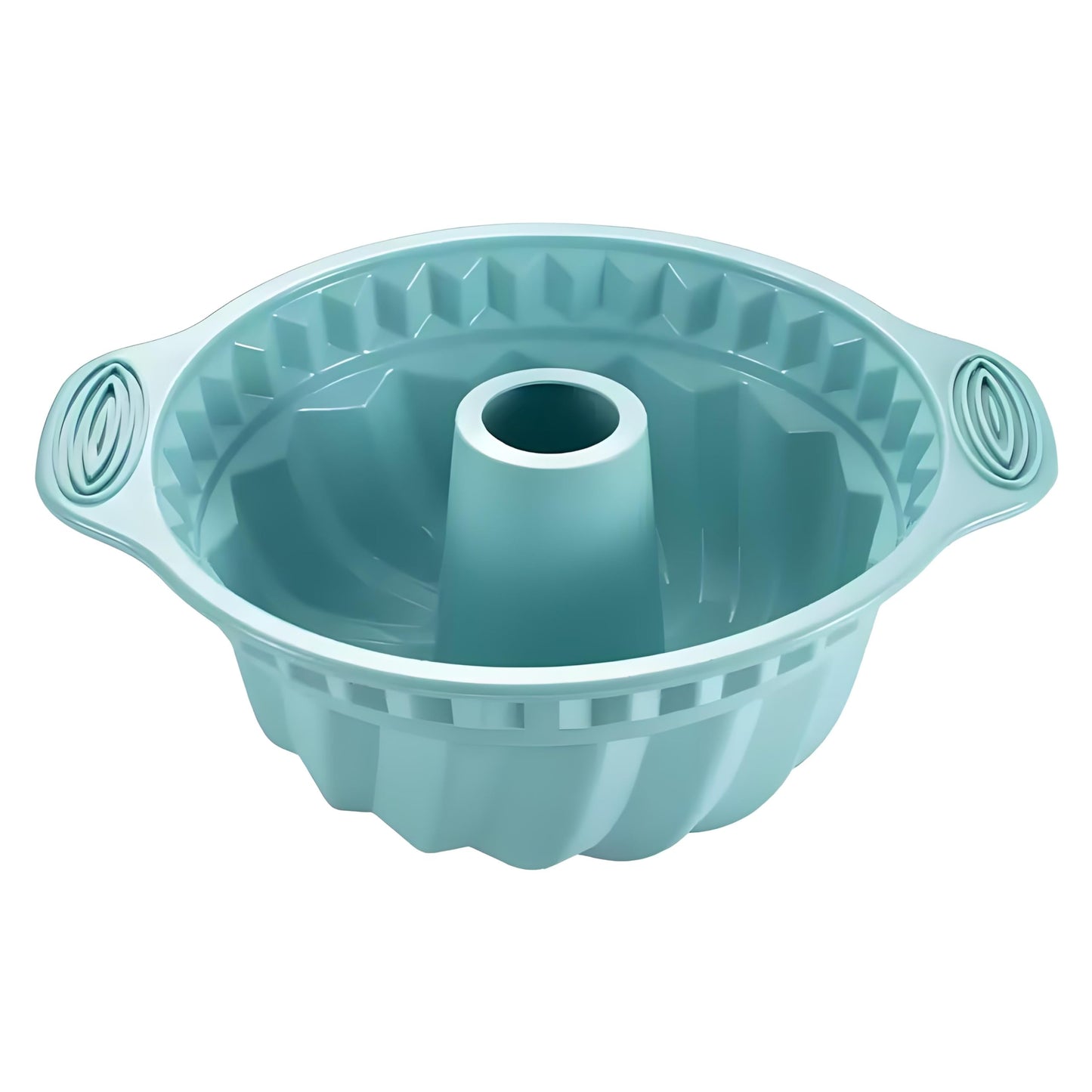 SoKalChw Thickened Silicone Cake Pan and Moldes Para Gelatinas, Heavy Duty Toast Cake Mold for Baking, BPA Free, Mint Green (Rectangle: 5.3inx9.6inx2.7in / 1Pcs)