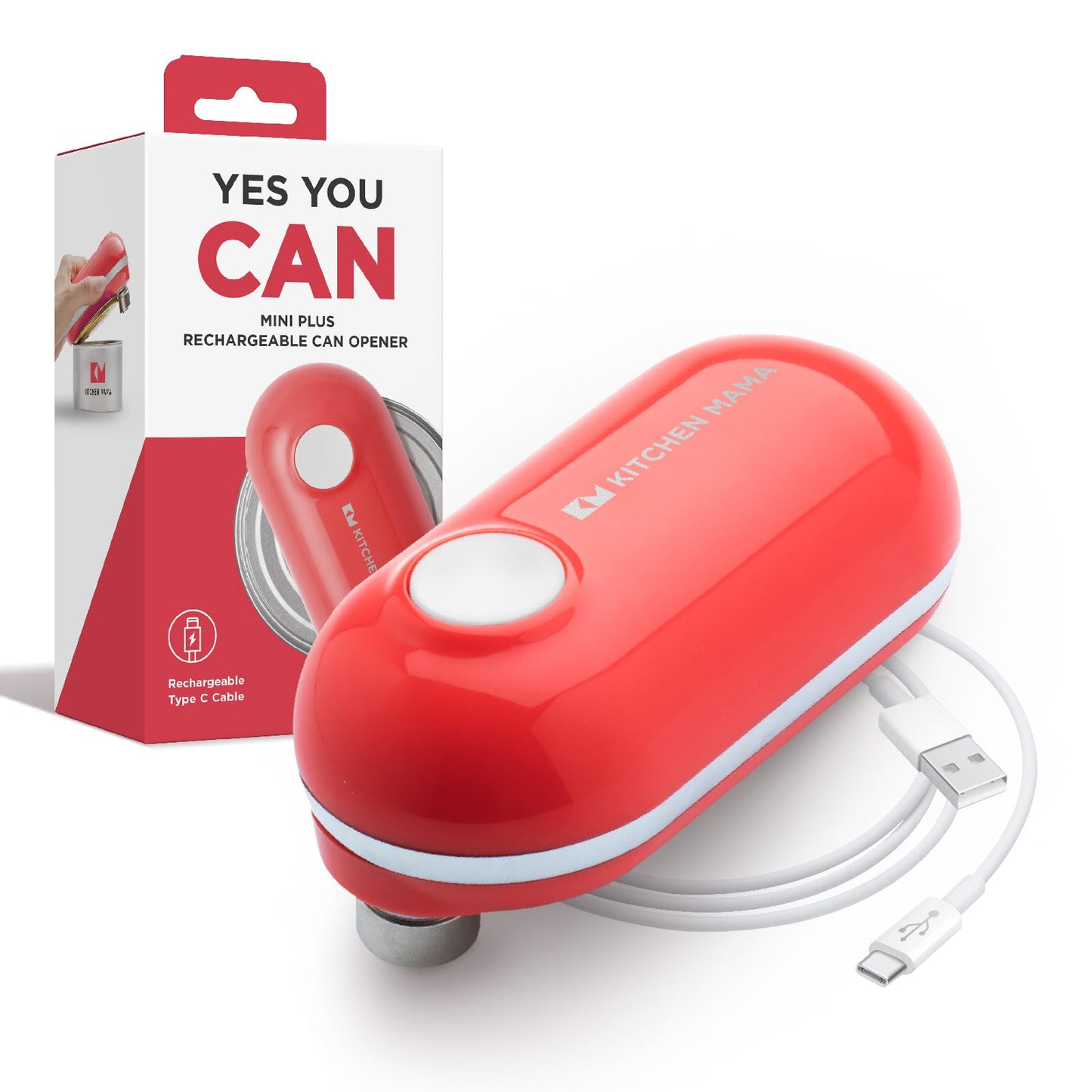 Kitchen Mama Mini Plus Electric Can Opener, Teal