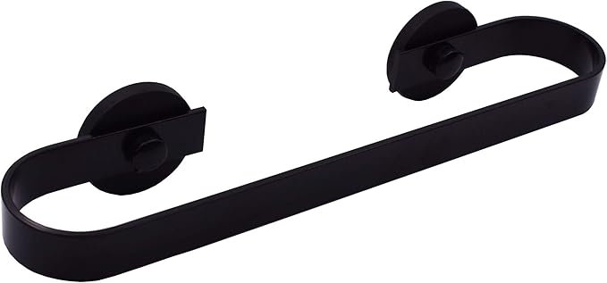YYST Magnetic Towel Bar Towel Holder Towel Rack Towel Hook Hangerfor Refrigerator Or Steel Metal Surface - Black (Black, 1)