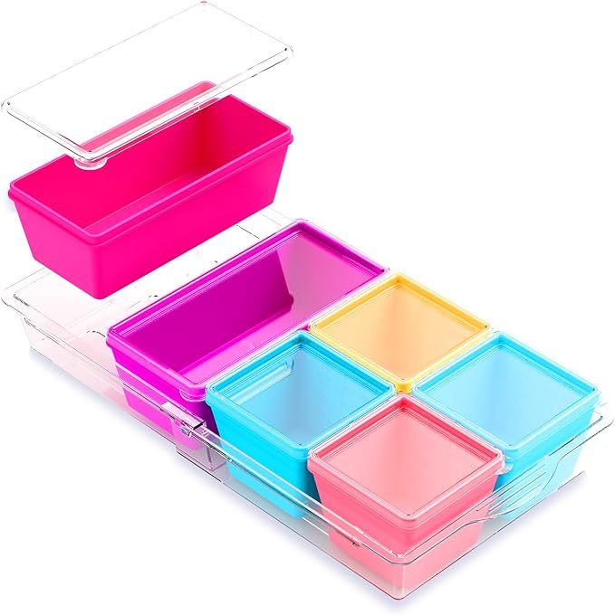 Gemice 1-Cup Silicone Freezer Molds with Lids & Base for Soup, 8-Pack