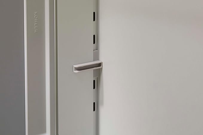 Kohler 55062-NA Embark Slim Medicine Cabinet Mirror, Adjustable Shelves with Mirrored Door, 20 in. W x 26 in. H