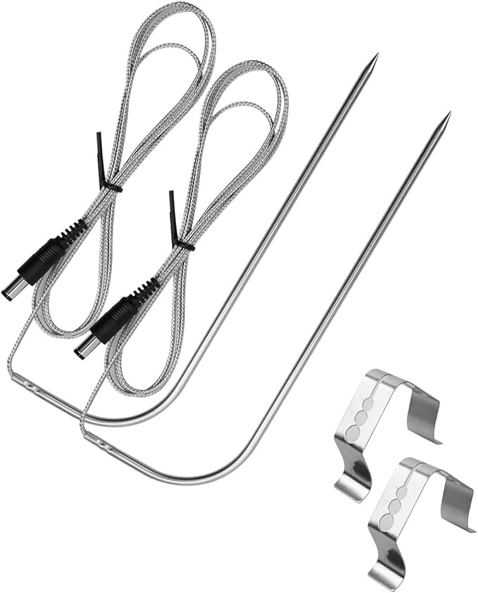 2Pcs Temperature Meat Probe Replacement Fits for Rec tec Wood Pellet Grill