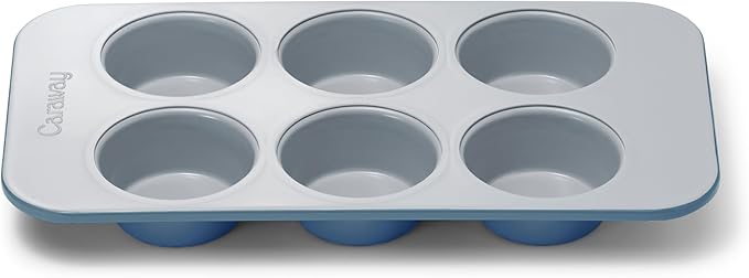 Caraway Non-Stick Ceramic-Coated 12-Cup Muffin Pan Duo