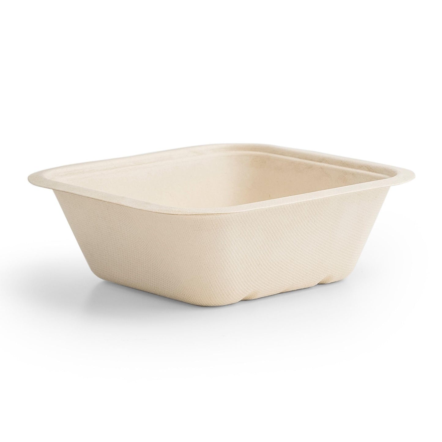 Vegware Compostable 60oz Large Molded Fiber To Go Containers, Case of 600, Nourish, No-Added PFAS, Reuseable, Bagasse, Meal Prep Food Storage, Suitable for Hot or Cold, Choice of Size 5 Lids & bases