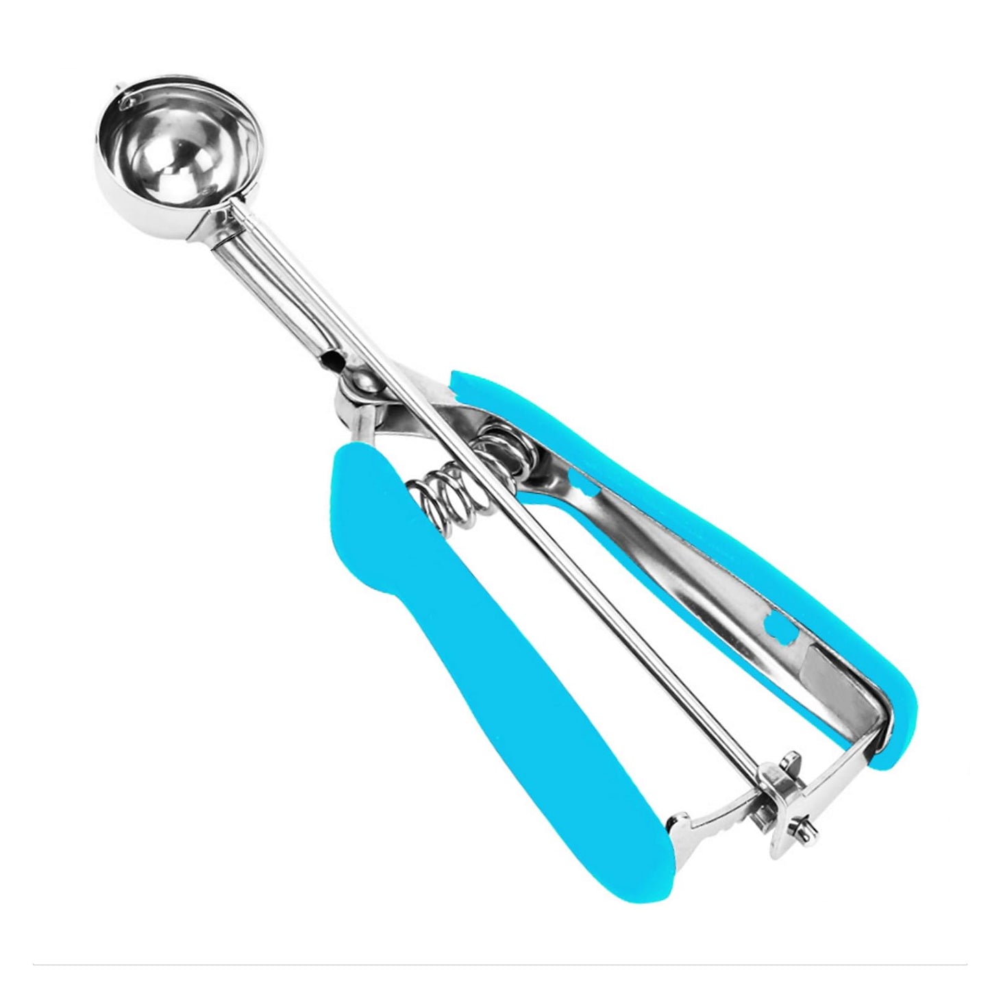Cookie Scoop, Ice Cream Scoop, 1Tbsp/15 ml/0.5oz Cookie Scoops for Baking, 18/8 Stainless Steel Cookie Scooper for Baking, Cookie Dough Scoop with Non-slip Grip (Red)