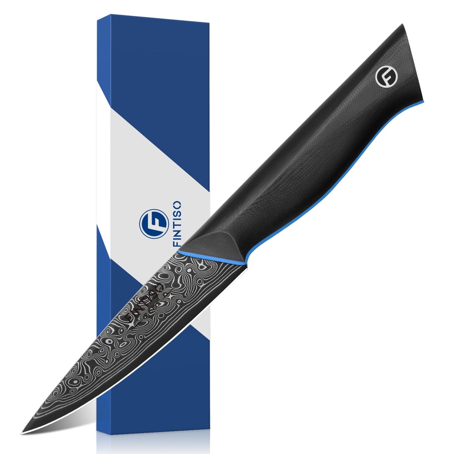 3 Piece Kitchen Knife Set, 67-Layer Damascus Steel, Ergonomic G10 Handle