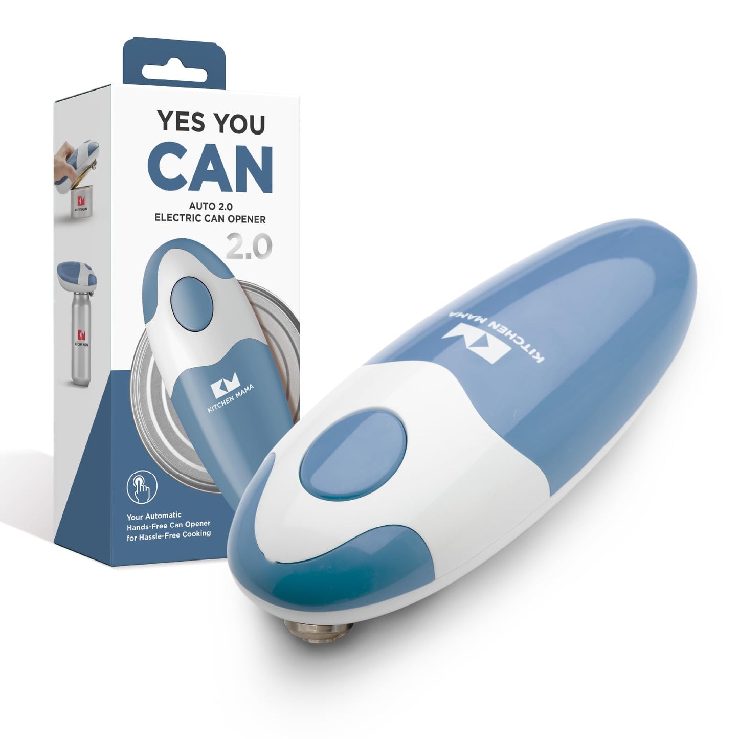 Kitchen Mama Auto 2.0 Electric Can Opener, Red