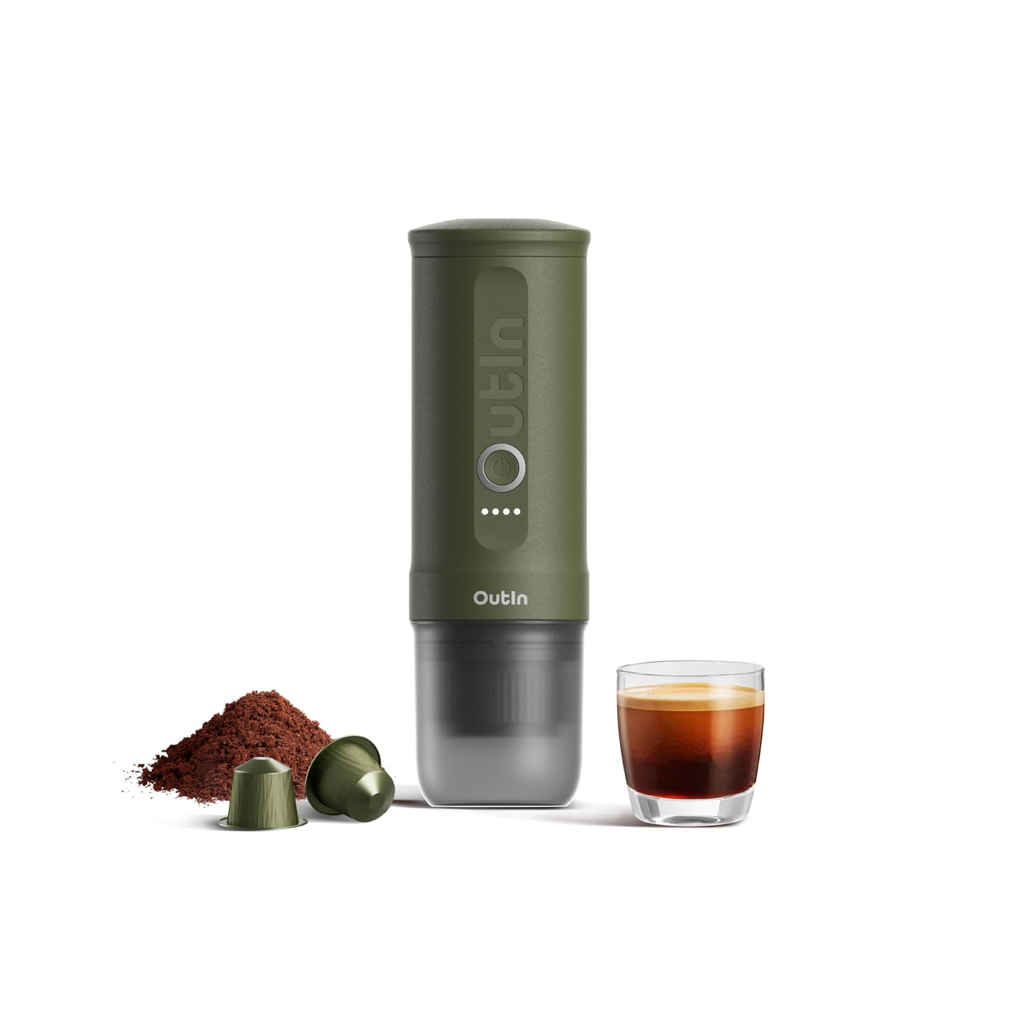 OutIn Nano Portable Electric Espresso Machine, Travel Coffee Maker