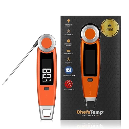 Finaltouch X10 Instant Read Digital Meat Thermometer NSF Certified