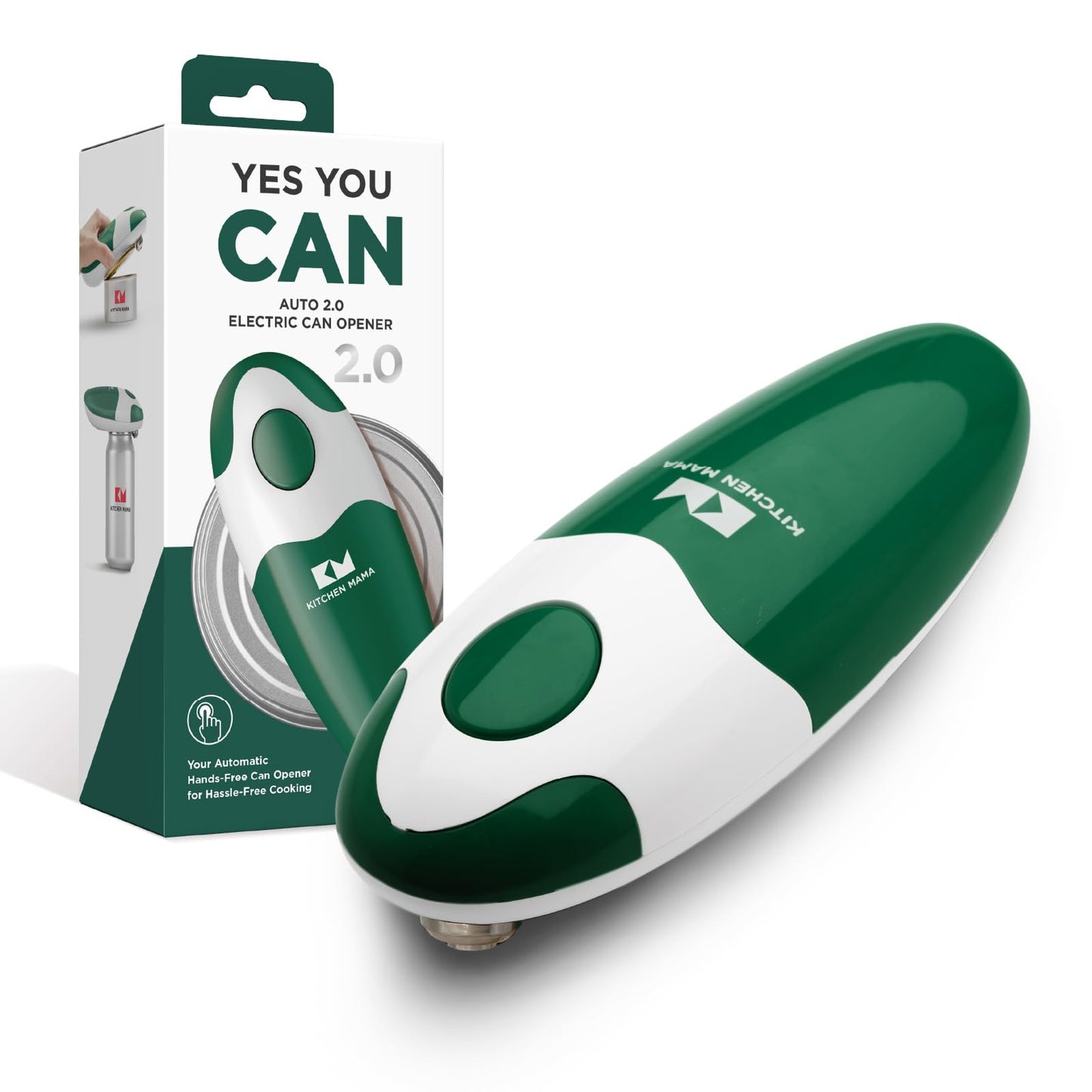 Kitchen Mama Auto 2.0 Electric Can Opener, Red