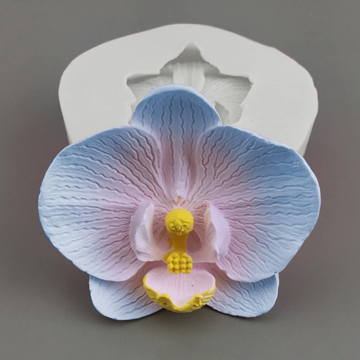 2 Pack Silicone Resin Flower & Candle Mold - Round & 3D Cylinder Molds for Handmade Candles & Soap