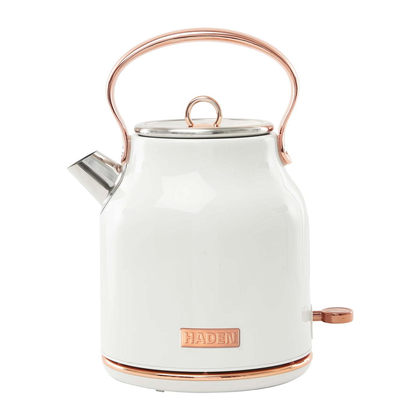 Haden Heritage 1.7 Liter Stainless Steel Electric Kettle, Hot Water Kettle