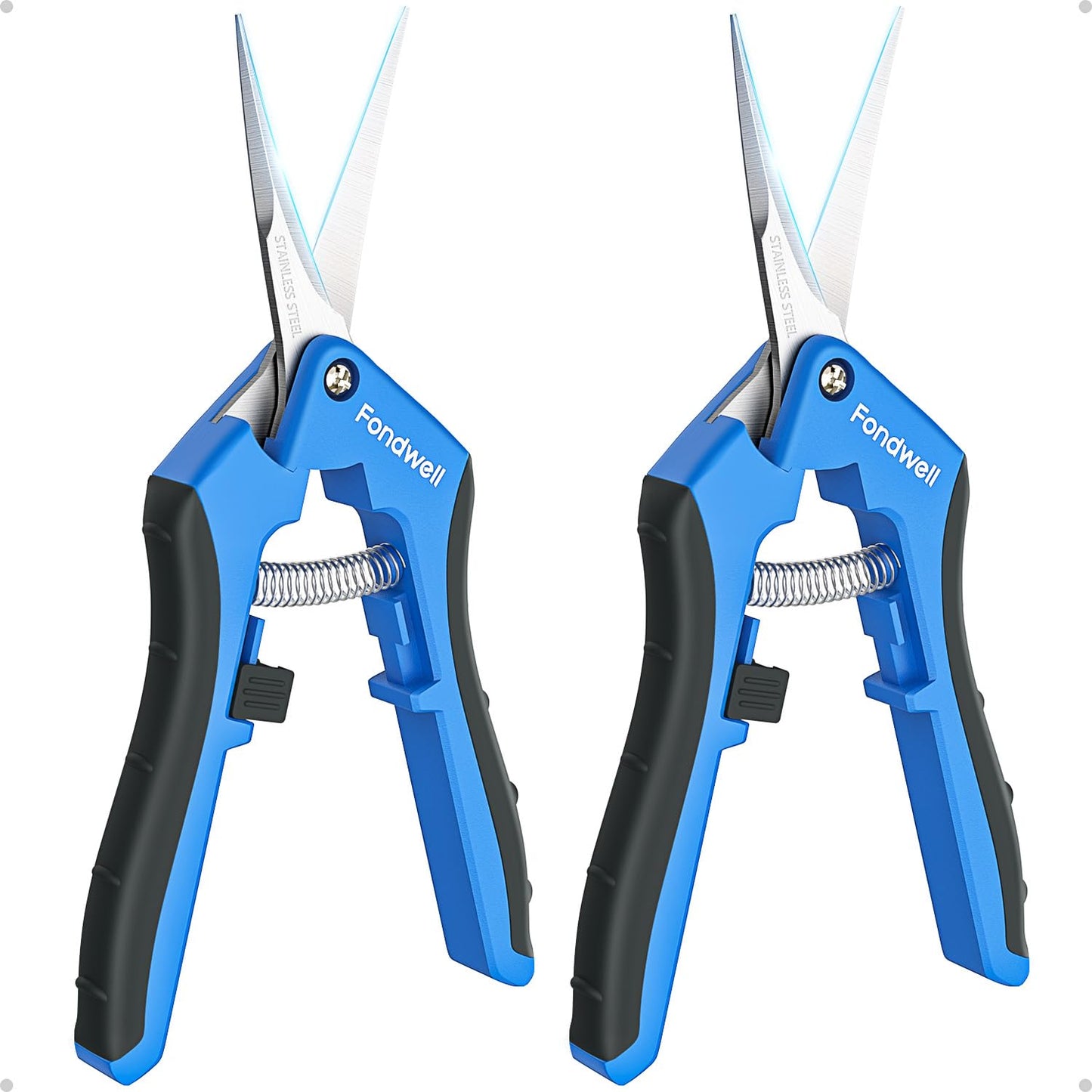 Fondwell 8.5" Professional Hand Pruners Bypass Pruning Shears for Gardening