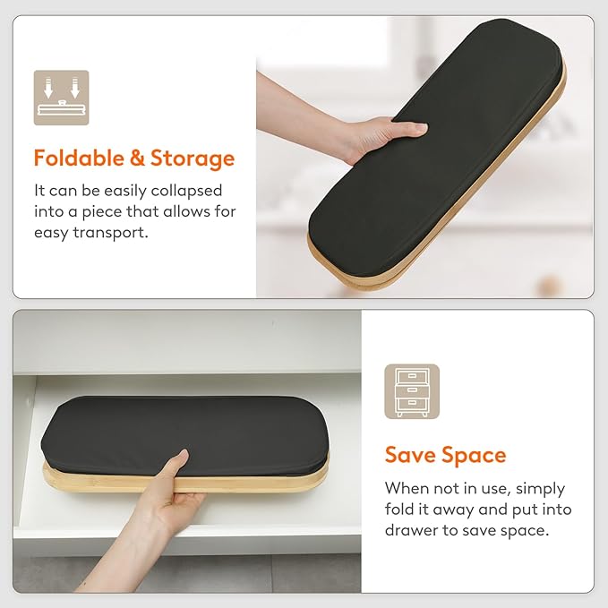 Lifewit Toilet Paper Storage Holder for 12 to 16 Rolls, Free Standing Toilet Paper Basket Stand with Bamboo Lid, Collapsible Fabric Bathroom Organizer Box for Mega Rolls, 30L, Extra Large, Black