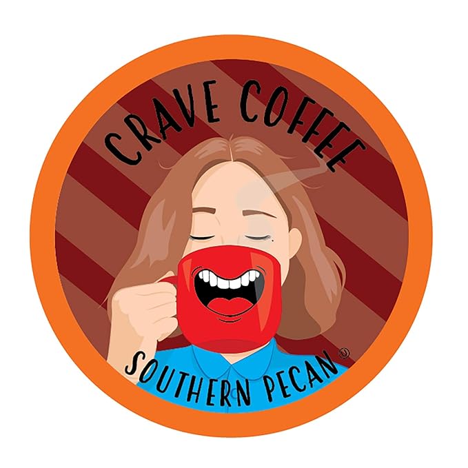 Crave Beverages Flavored Coffee Pods Sampler, Compatible with 2.0 K-Cup Brewers, Assorted Variety Pack, 40 Count (Pack of 1)