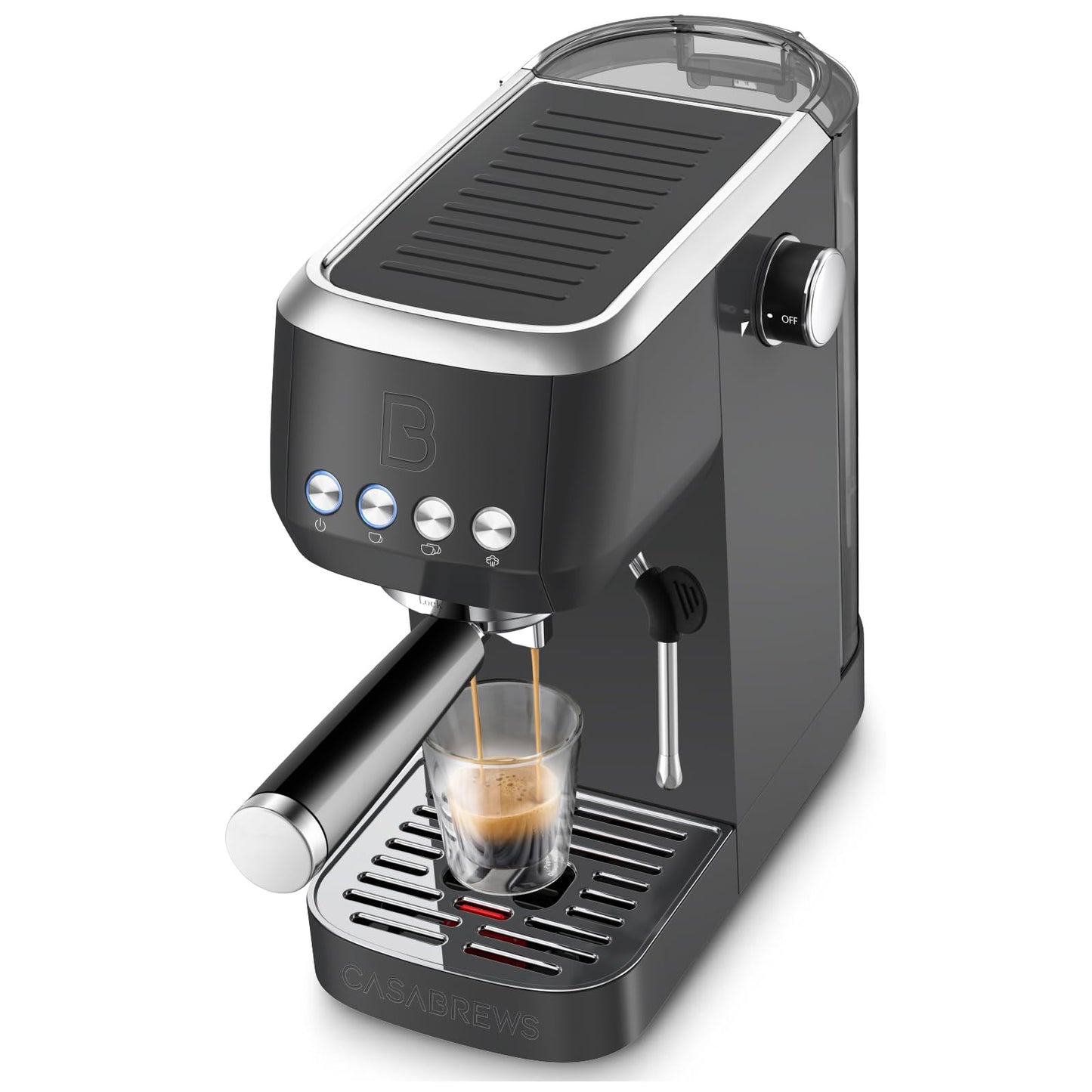 CASABREWS 3700 Essential Espresso Machine, Stainless Steel Espresso Maker