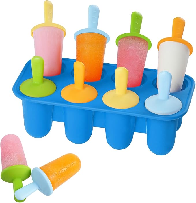 Silicone Popsicle Molds for Toddlers, 6-Cavity Mini Popsicle Molds