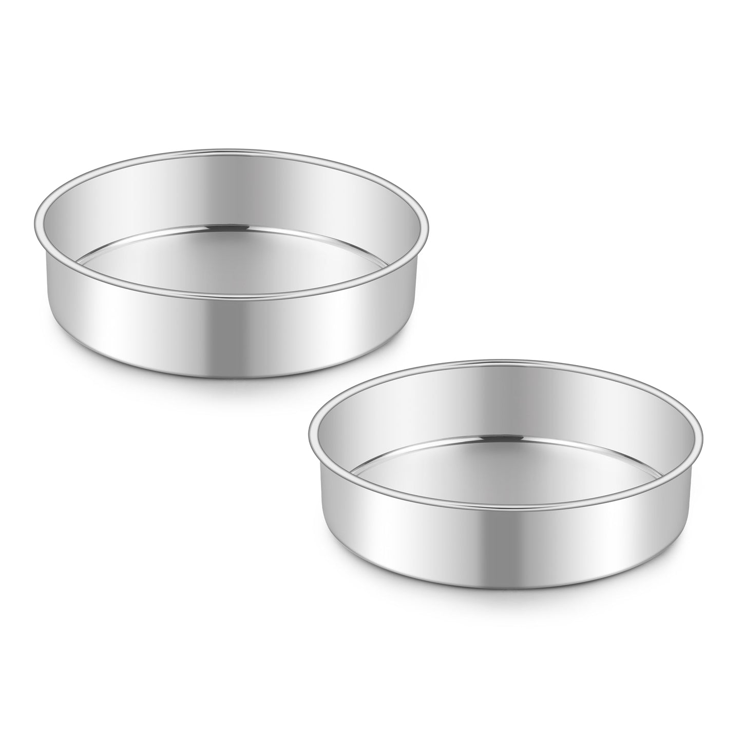 Homikit 4 Inch Round Cake Pan set of 3, Mini Layer Cake Baking Pans