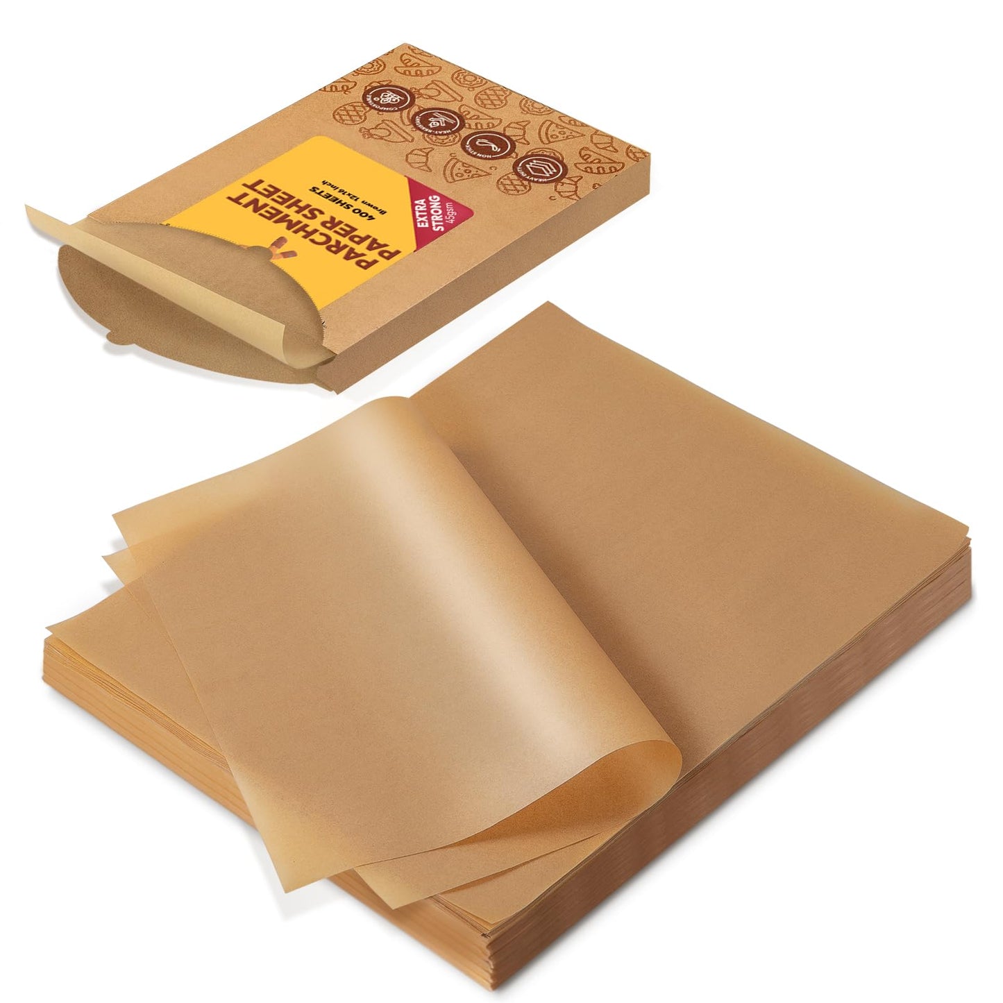 Katbite Parchment Paper Baking Sheets, 265 Pcs, 10x15 Inch, Heavy Duty