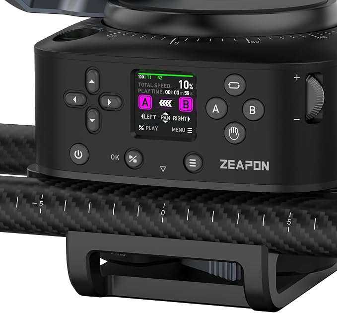ZEAPON AXIS 80 Pro AXIS Multi-axis Motorized Camera Slider, Pan Heads