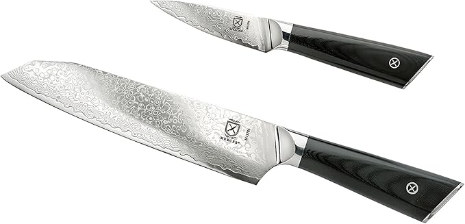 Mercer Culinary Premium Grade Super Steel 8-Piece Knife Set with Magnetic Stand, G10 Handles