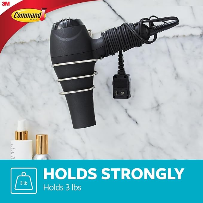 Command Towel Bar with Water Resistant Command Strips
