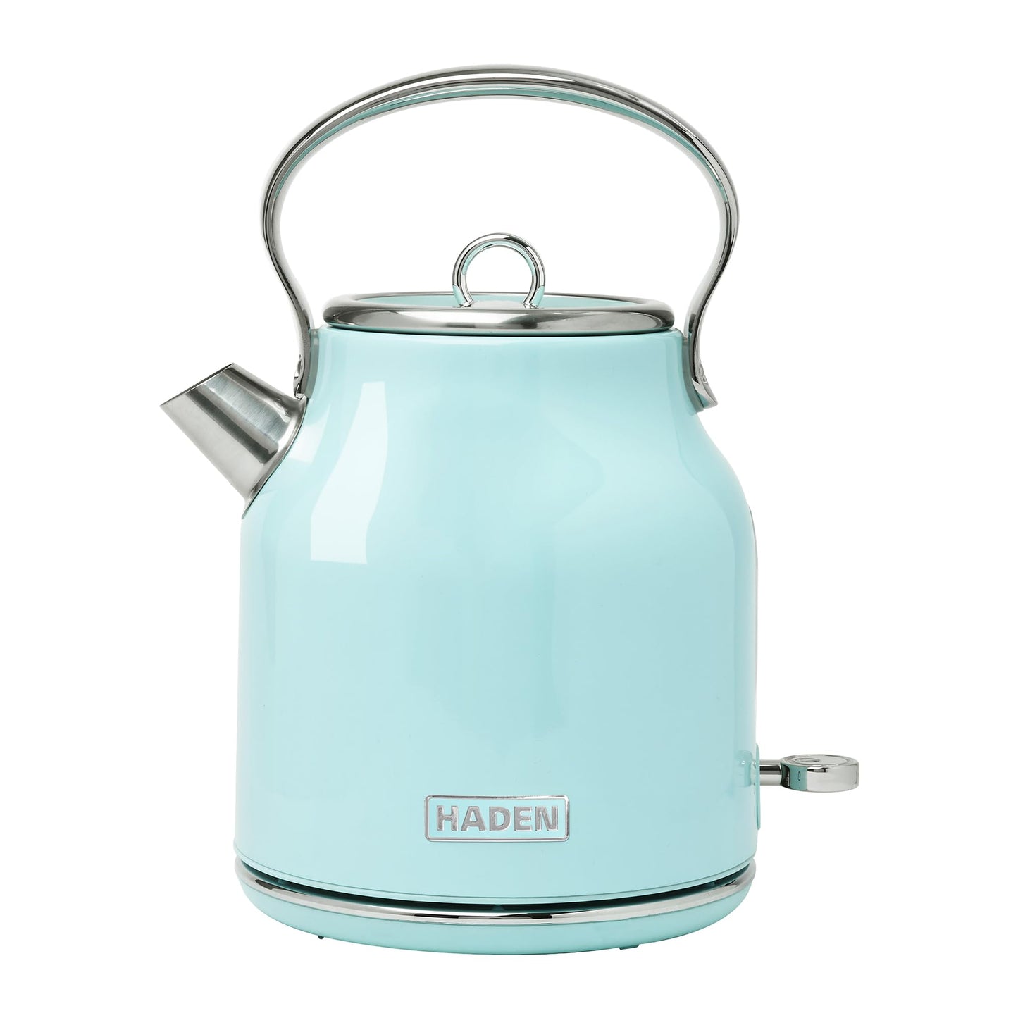 Haden Heritage 1.7 Liter Stainless Steel Electric Kettle, Hot Water Kettle
