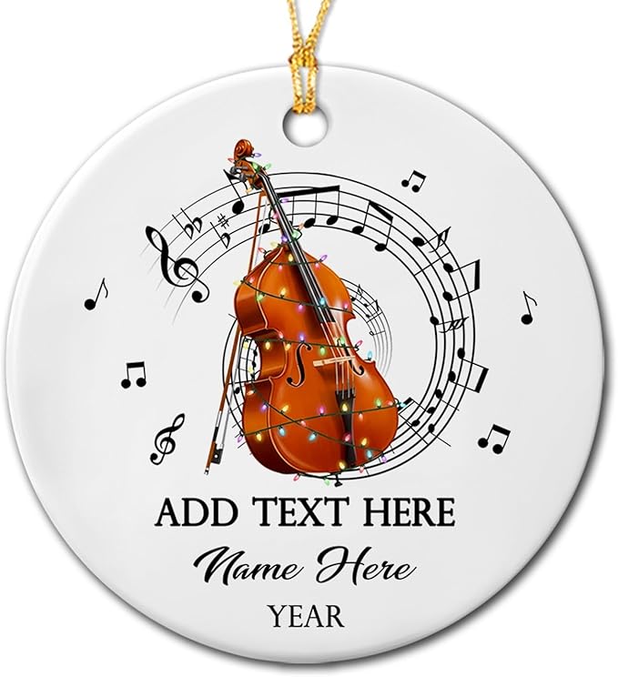 Personalized Drum Set Ceramic Christmas Ornament 2026, Customized Text Year Name Drummer Keepsake Ornaments Gift for Women Men Friend Daughter Son, Drumming Drum Set Ceramic Ornament for Appreciation