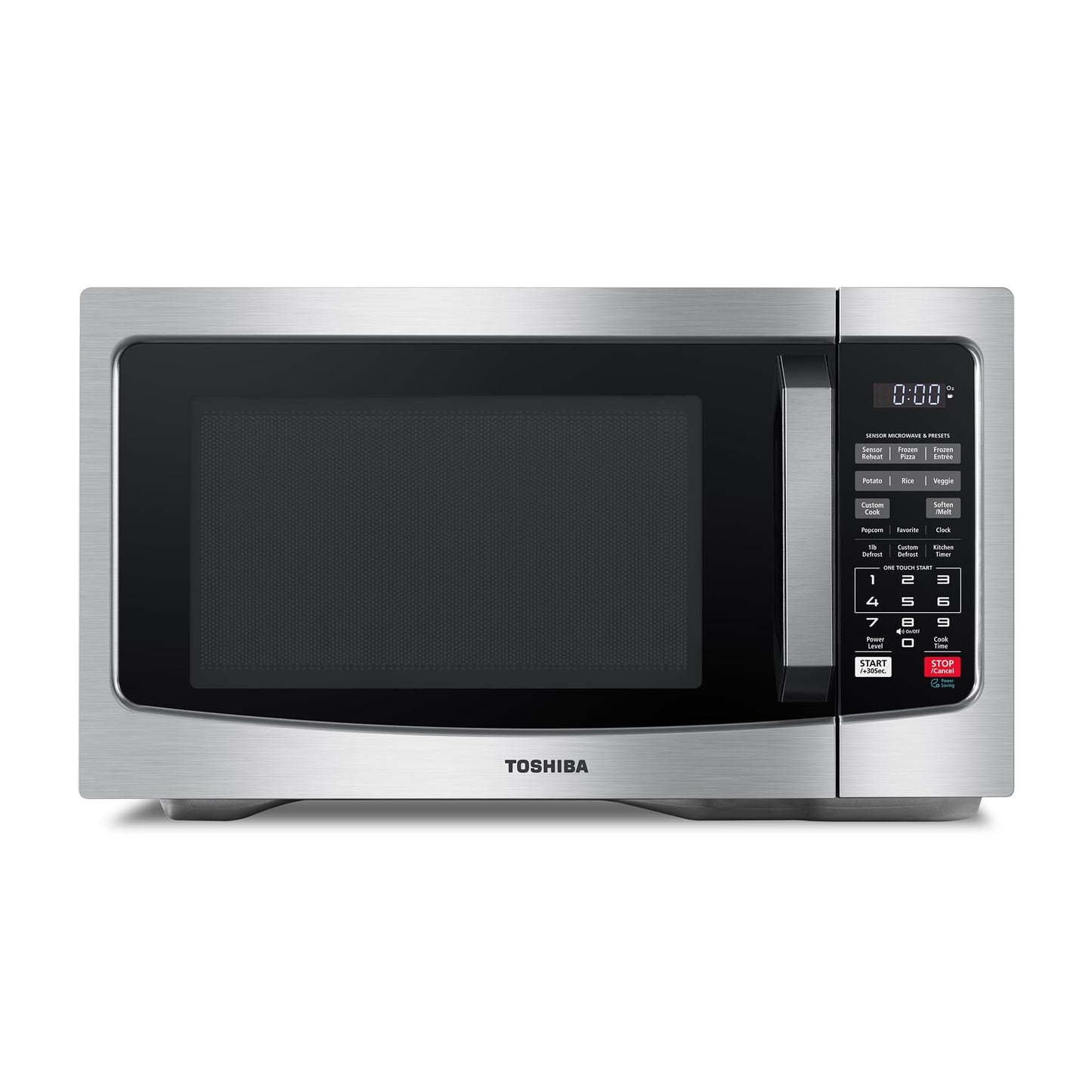 TOSHIBA Countertop Microwave Oven, 1.2 Cu.Ft, 1000W, Black