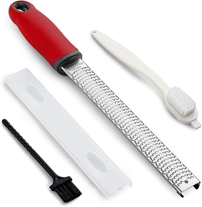 Koythin Black Handle Lemon Zester Cheese Grater Tool