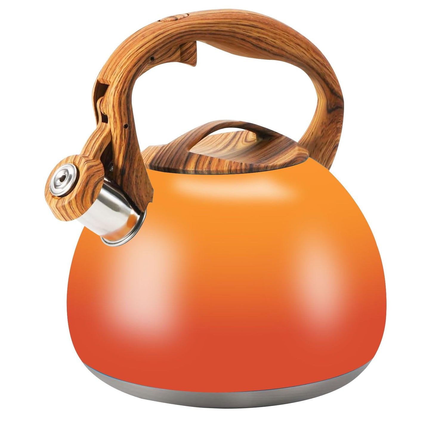 Foedo 3.2Qt Stainless Steel Whistling Tea Kettle Stovetop, Dark Green