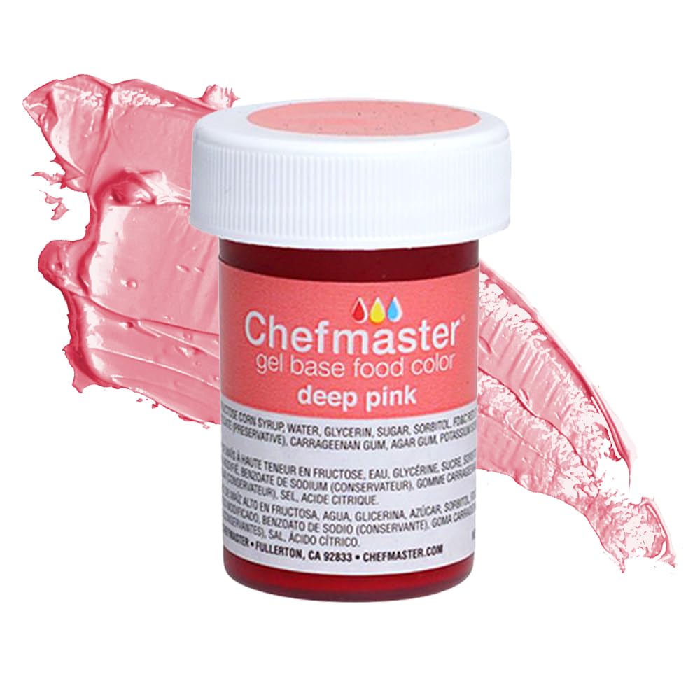Chefmaster Lemon Yellow Gel Food Coloring | Vibrant Color | Professional-Grade Dye for Icing, Frosting, Fondant | Baking & Decorating | Fade-Resistant | Easy-to-Use | Made in USA | 1 oz