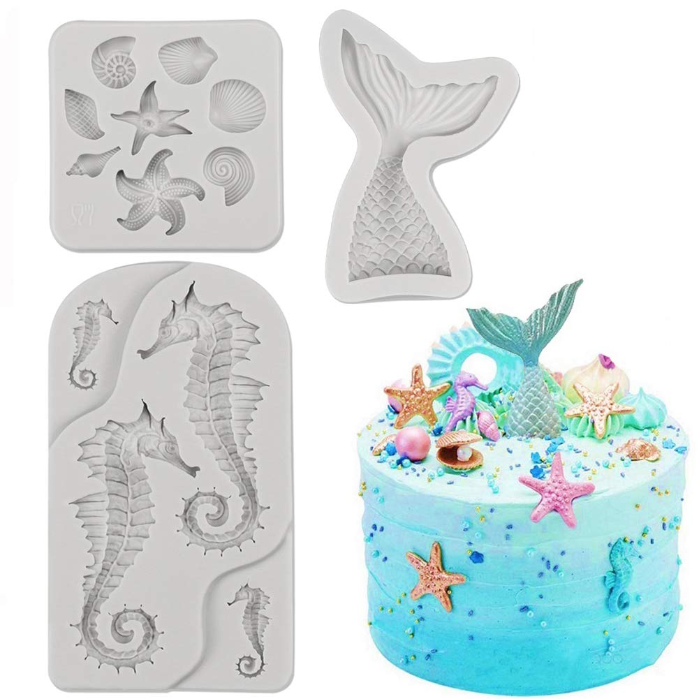 Sakolla Graduation Fondant Molds Silicone Doctoral Cap Diploma Chocolate Candy Molds Congrats Grad Congratulations Mould Cake Toppers Party Decorations for 2026 Graduation Celebration