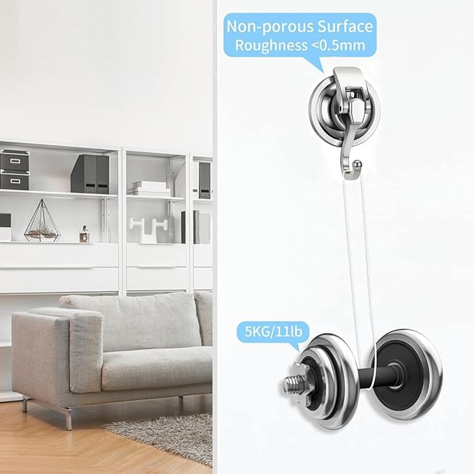 Suction Cup Shower Caddy, Shower Shelf Soap Dish with Hooks for Razor, Sponge, Rust Proof 304 Stainless Steel, Black