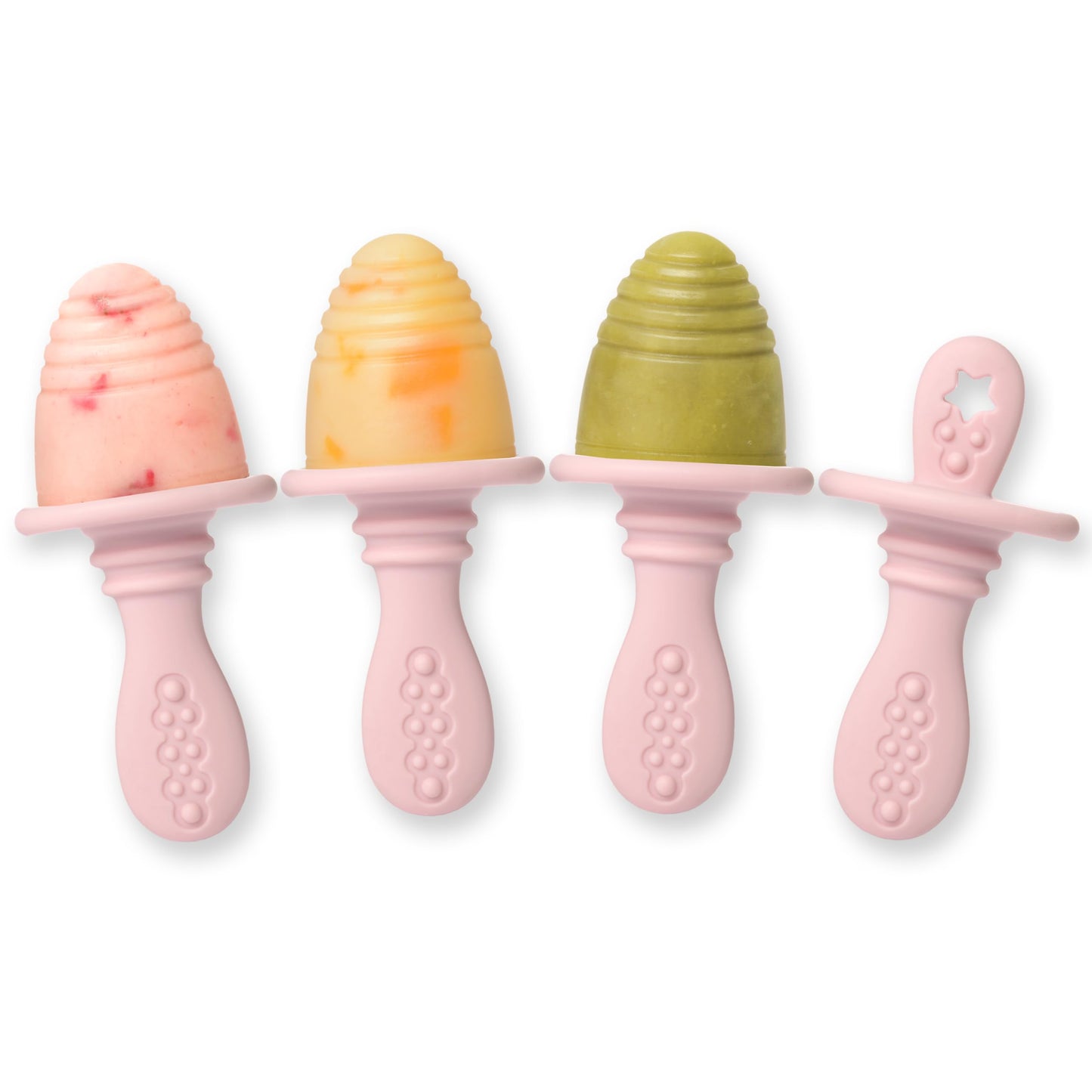 PrimaStella Silicone Chew Spoon Set for Babies and Toddlers | Safety Tested | BPA Free | Baby Spoon 6 Pack