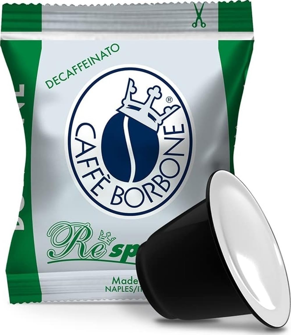 Caffè Borbone Coffee Capsules, Blue Blend, Medium Roast, 50 Count, Compatible with Nespresso, Made in Italy