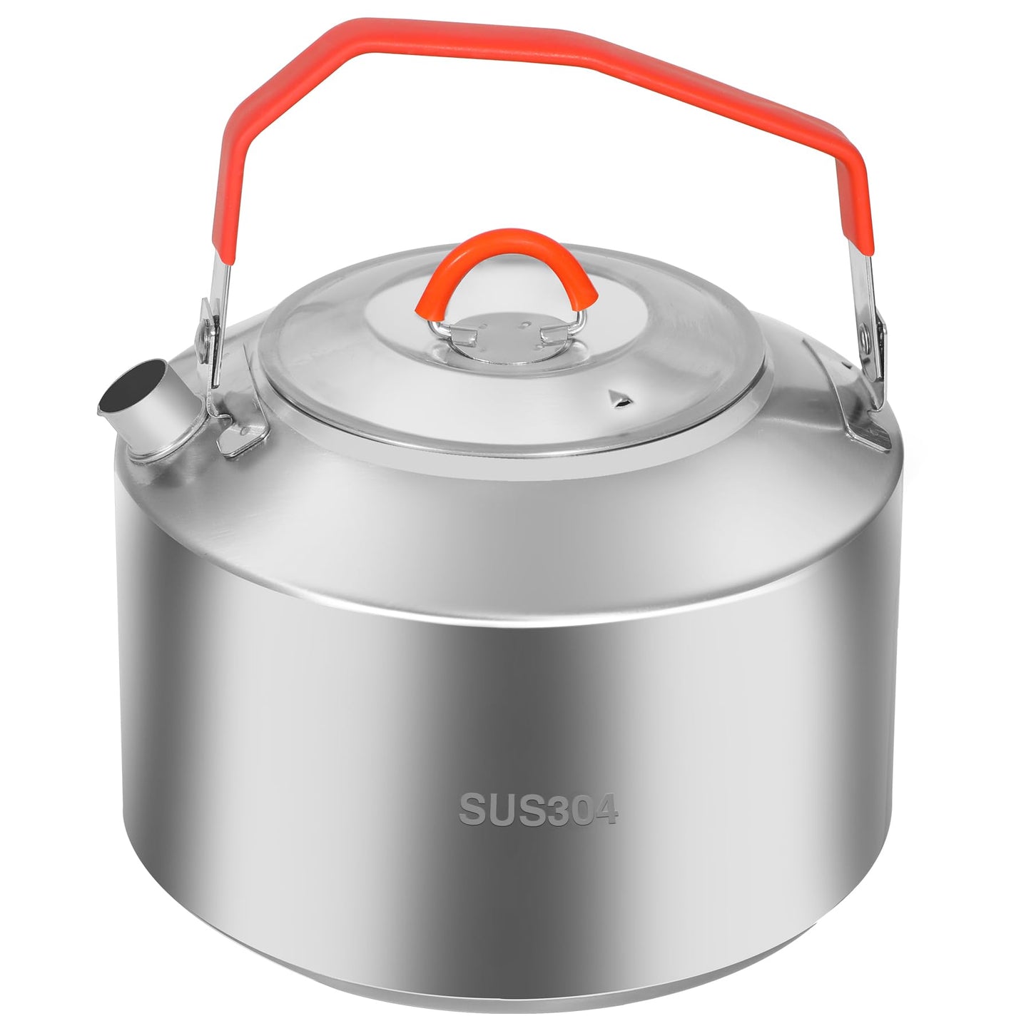 REDCAMP 0.8L Mini Outdoor Camping Kettle, Aluminum Water Pot with Carrying Bag, Compact Lightweight Tea Kettle