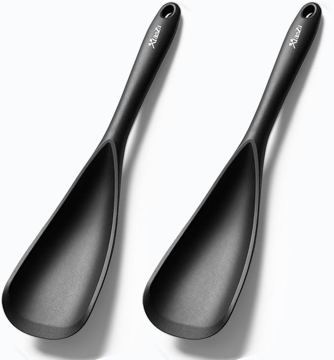 Silicone Cooking Spoon Spatula For Non-stick Cookware,12.6" Starry Blue