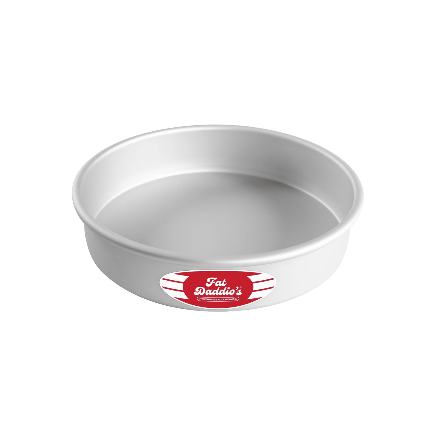 Fat Daddio's Anodized Aluminum Round Cake Pans, 2 Piece Set, 5 x 2 Inch