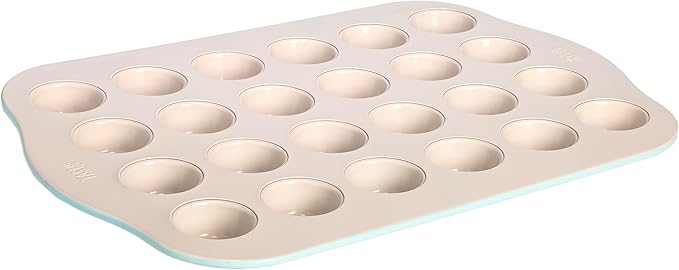 Tasty Clean Ceramic Loaf Pan Set, 2-Pack of 9-Inch x 5-Inch Cake Pans, Durable Aluminized Steel for Professional Results, Clean Ceramic Nonstick Coating, Oven Safe to 425°F, Dishwasher Safe, Aqua